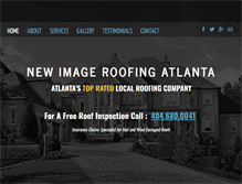 Tablet Screenshot of newimageroofingatlanta.com
